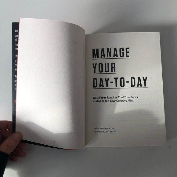 Manage Your Day-to-Day: Build Your Routine, Find Your Focus Paperback Book - Picture 4 of 11